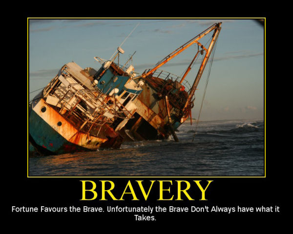 fortune favours the brave