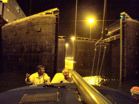 Gatun Gates Closing